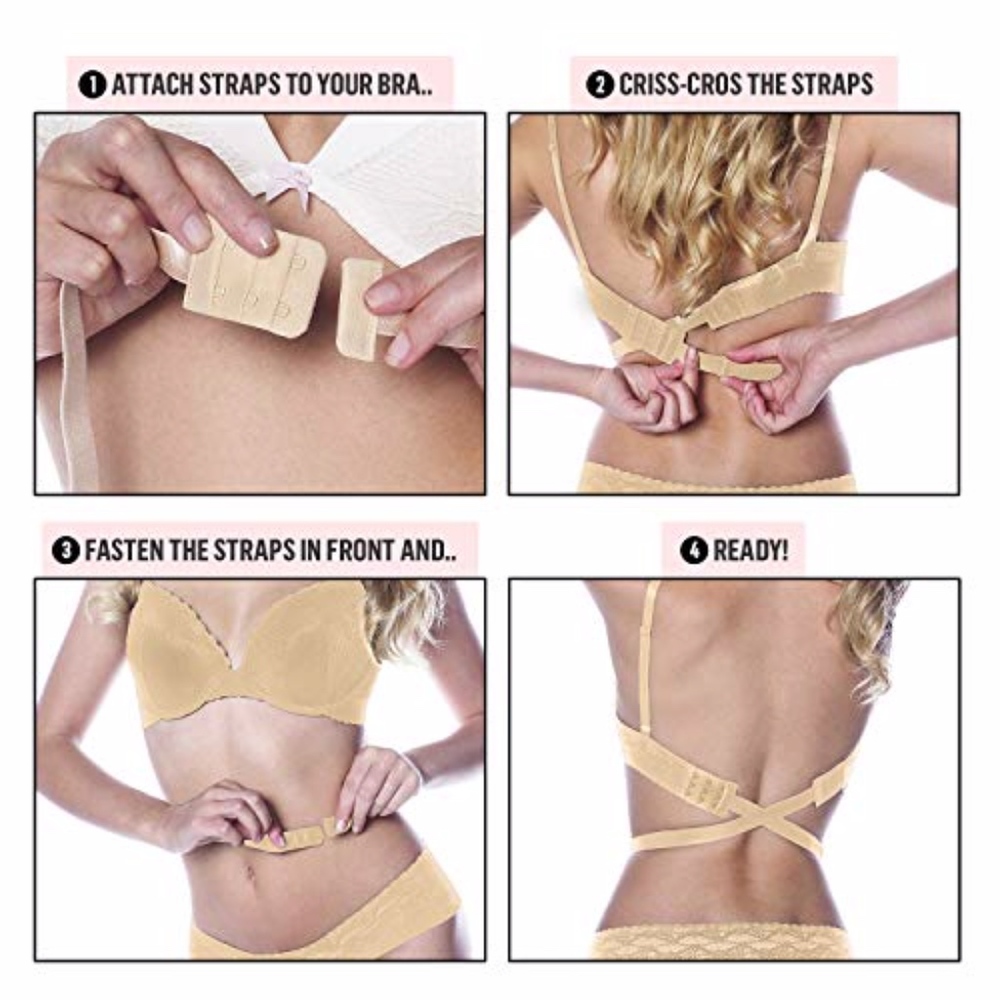 Low Back Bra Strap Backless Extender Straps - Picture 6 of 11